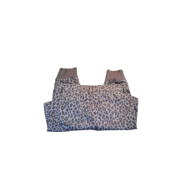 Level 99 Womens‎ Utility Jogger Pants Gray Leopard Print Size 30 - Picture 2 of 10